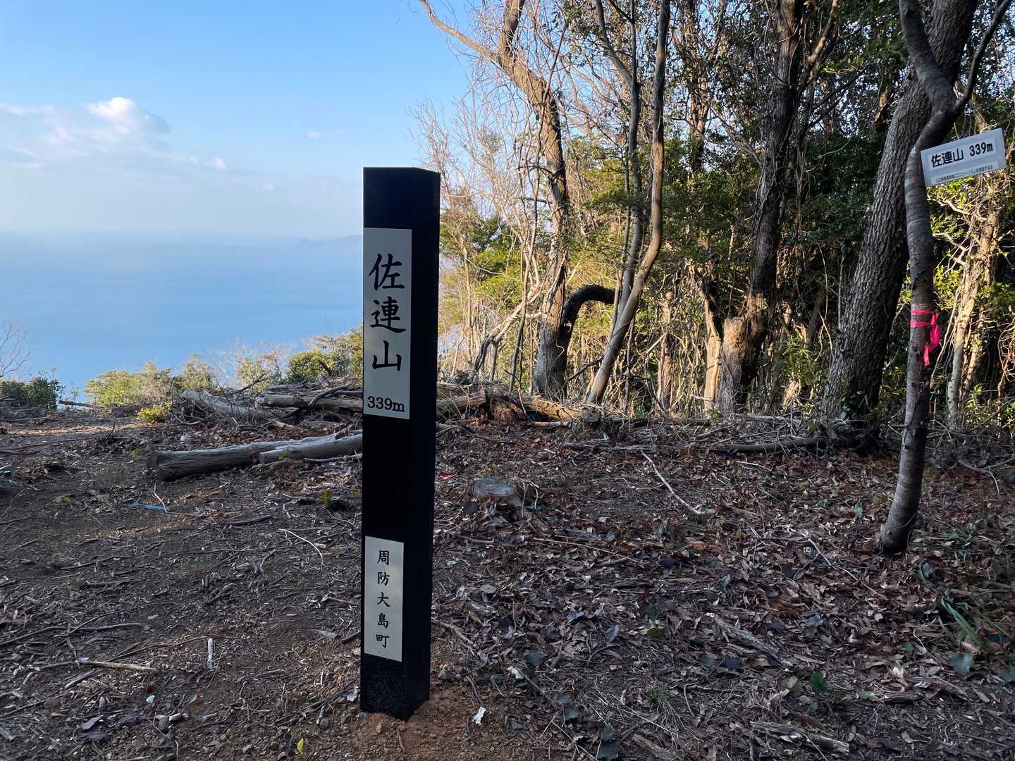 標高339m
ちょっと目を細めて見たら
白木の標高になるかも😆