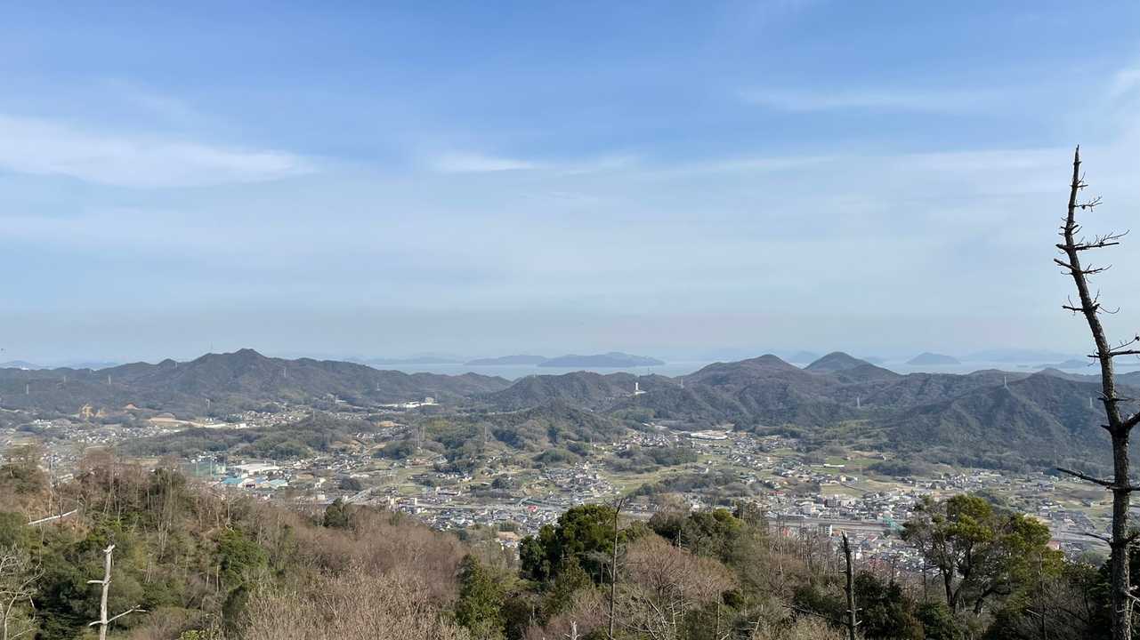 海が見える山っていいな〜