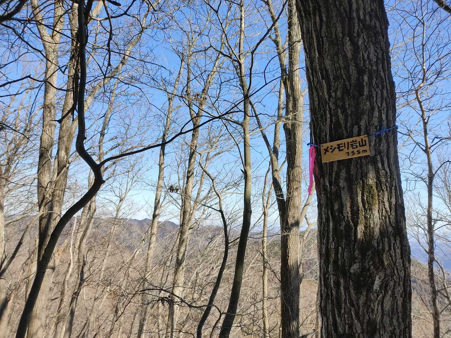 メシモリ岩山を過ぎると