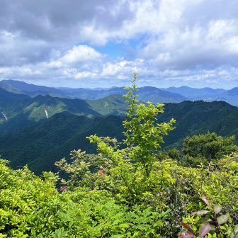 高見山地、台高山脈方向【西 方向】