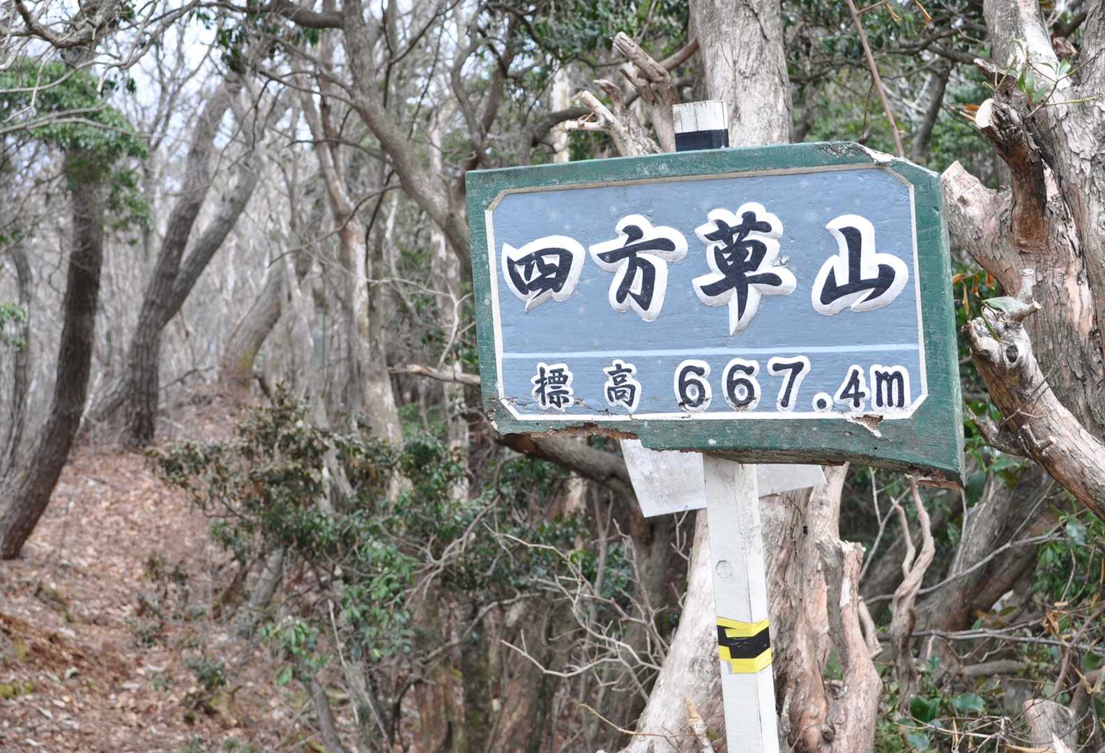 すぐに到着！四方草山⛰