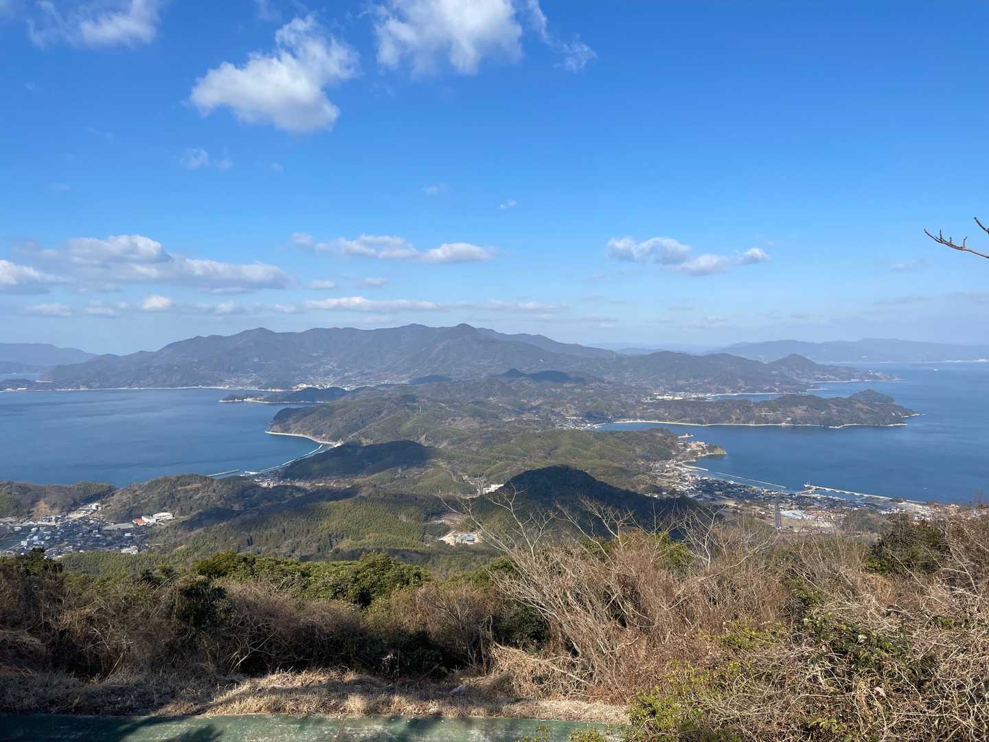 周防大島のくびれが見れて
素敵な展望です