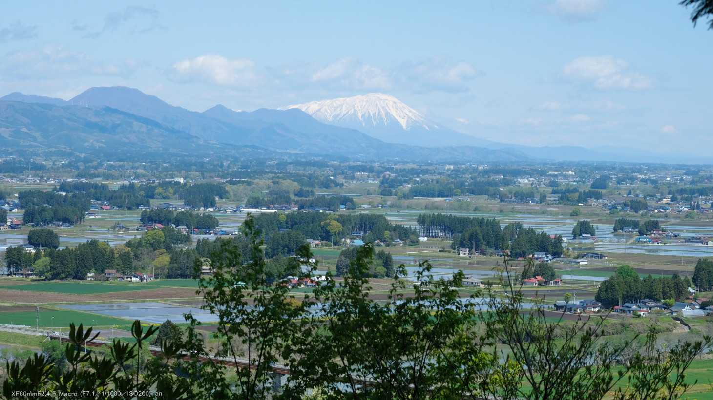岩手山が綺麗に見えました。
