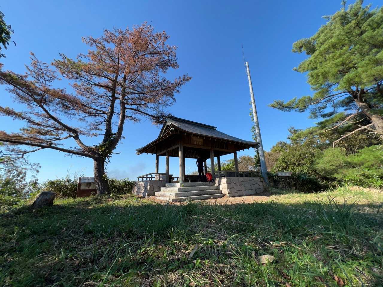 白鳥山到着。貸し切りです😆