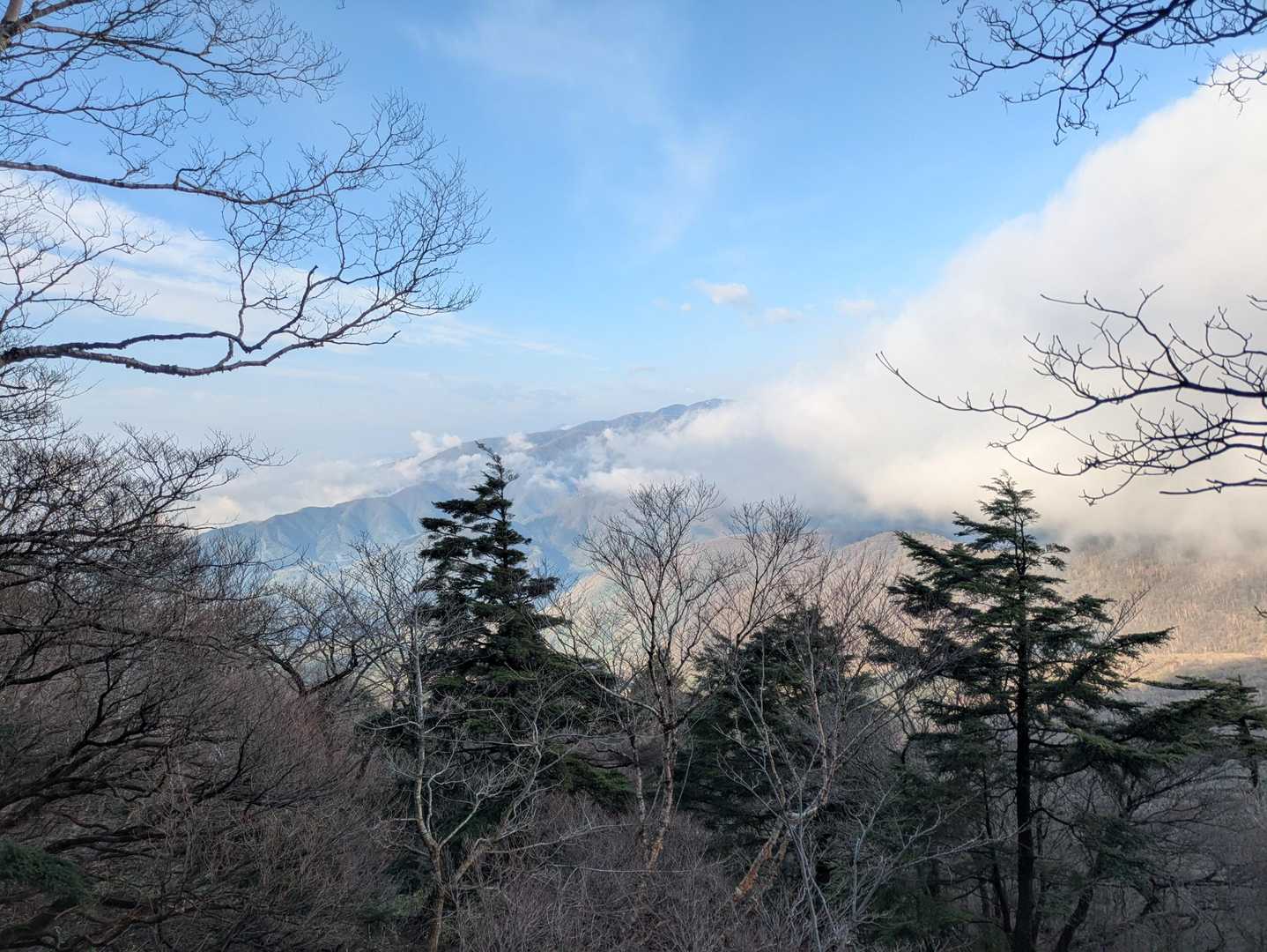 白笹山-南月山-日の出平-日の出平登山口 周回コースの写真