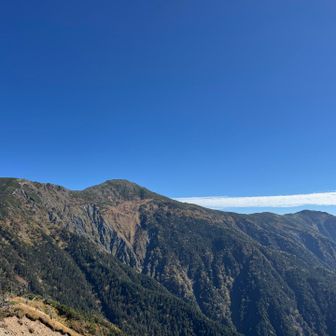 この景色も見納め。あとは下山するのみ