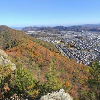 山肌も紅葉して綺麗🍂🍂🍂