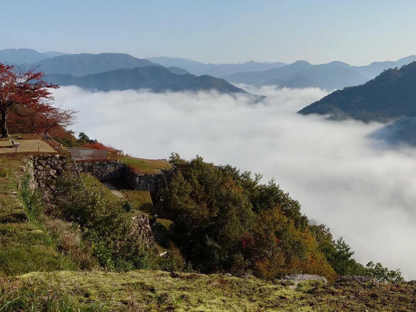 竹田城跡入口-竹田城山 往復コースの写真
