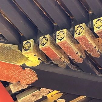 1コだけ逆さ🙃なのは未完成だからだそうです