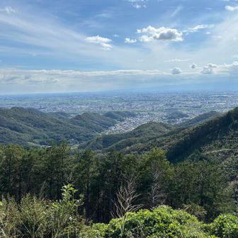 景色は写真から更に左へ180度見晴らせます