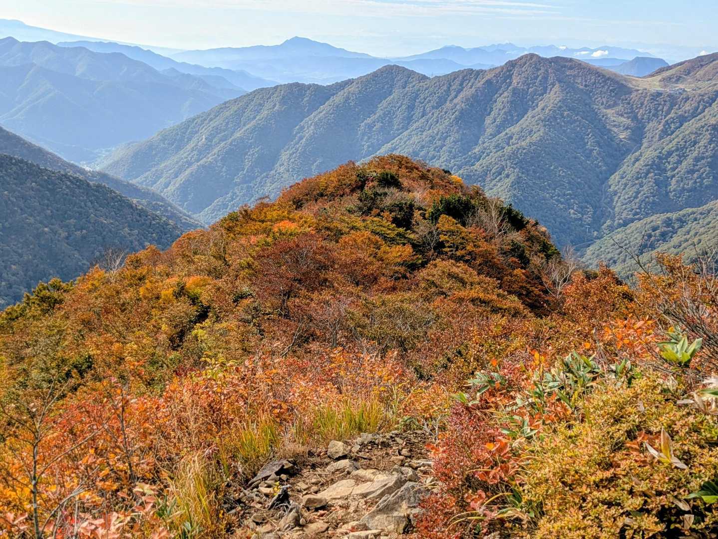 白毛門 往復コース | 谷川岳の圧倒的絶壁を真正面に望む、心震わす絶景テラスへの写真