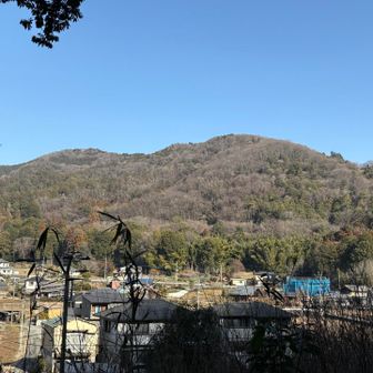 太平山を望む。