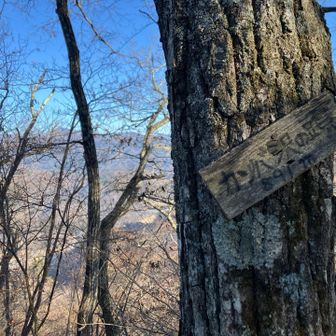 カンバ沢の頭　山頂