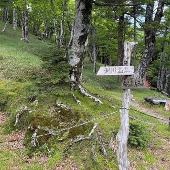 稲村小屋に戻り、下山します