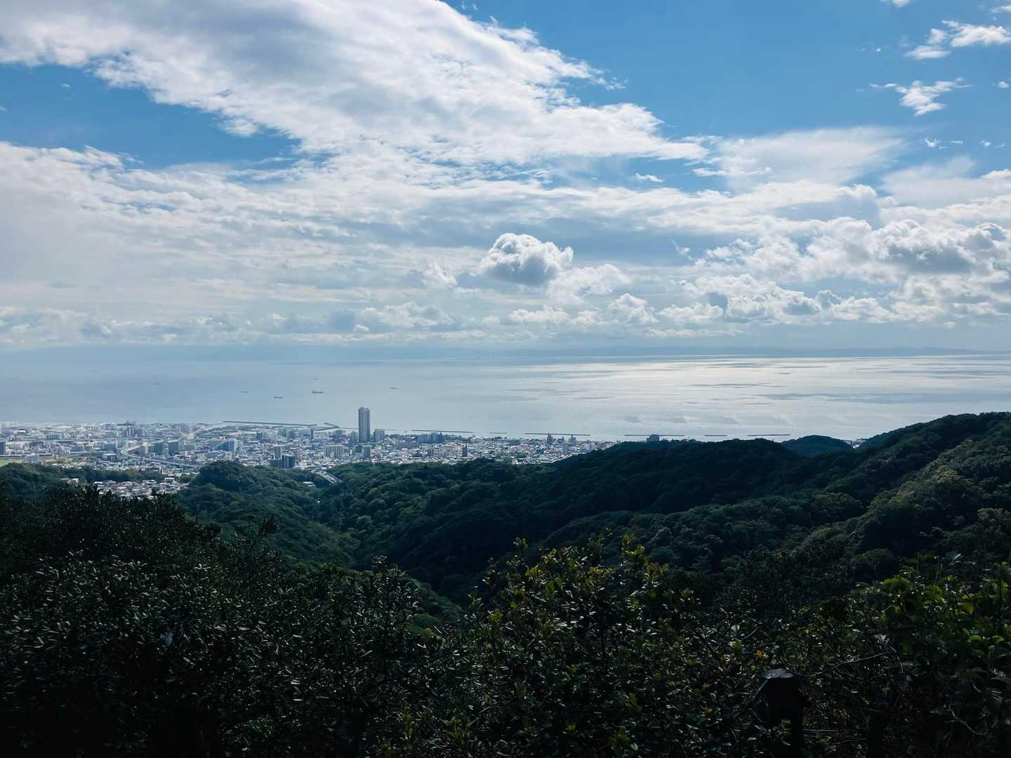 海が見える山って最高