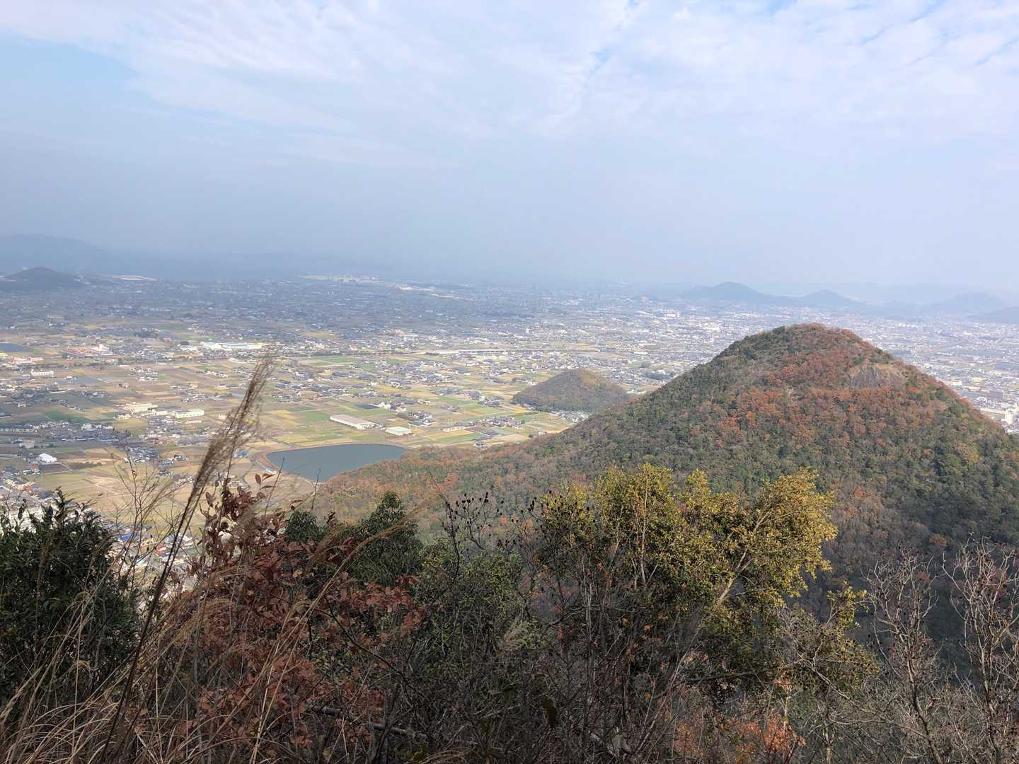 火上山登山口-火上山-出釈迦寺奥の院-我拝師山-大坂峠-筆 縦走コースの写真