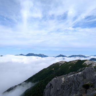 立山連峰と後立山連峰