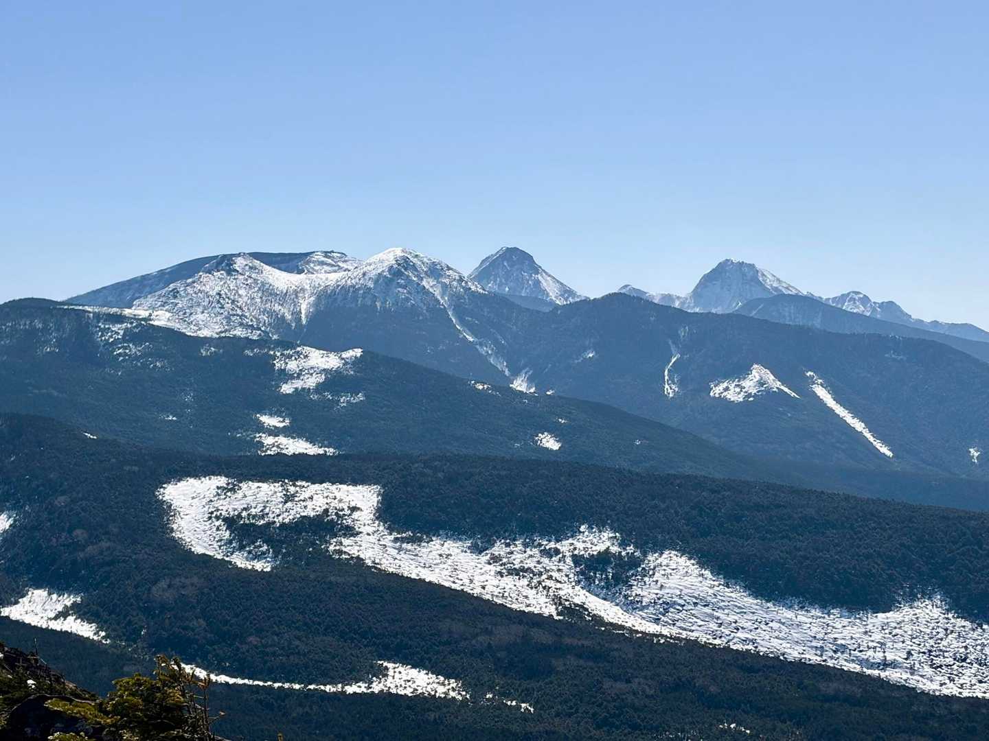 南八ヶ岳の山々