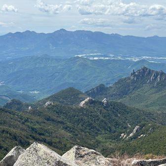 八ヶ岳と瑞牆山