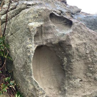 大きな甌穴