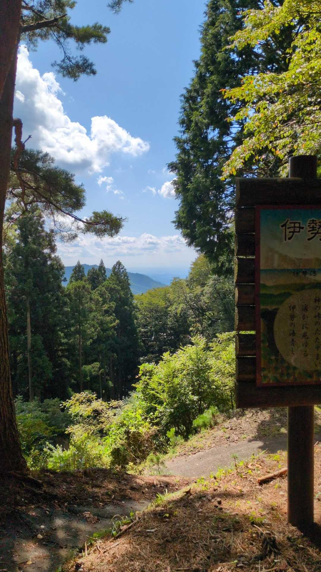 伊勢神峠から伊勢神宮方面
諸説あります🤣
