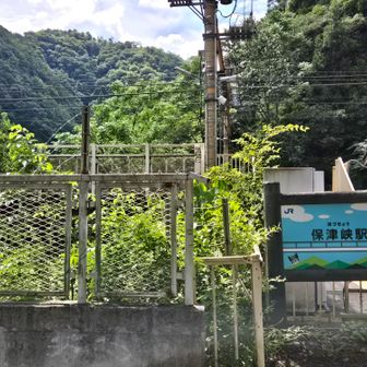 駅は無人
自販機、お手洗い(和式)あります