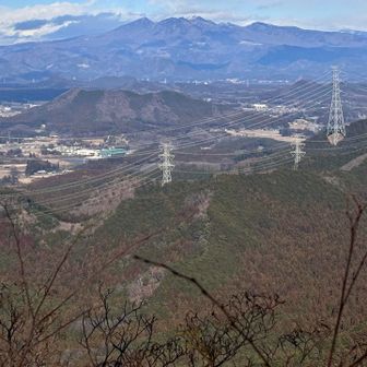 赤岩山北側の景色