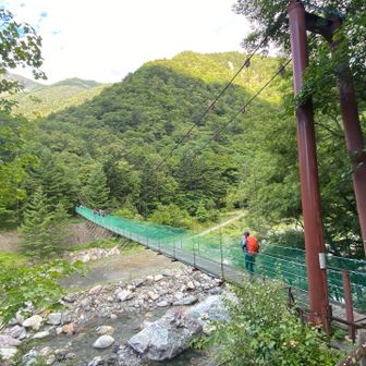 最初の吊り橋