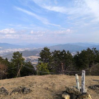 本日は雲と霞ががっていた