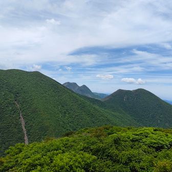 北大船山、平治岳、三俣山