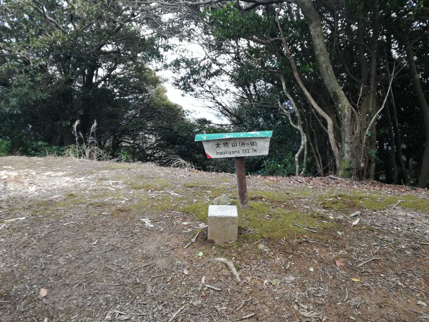 ８座目。　犬鳴山⛰  584m。