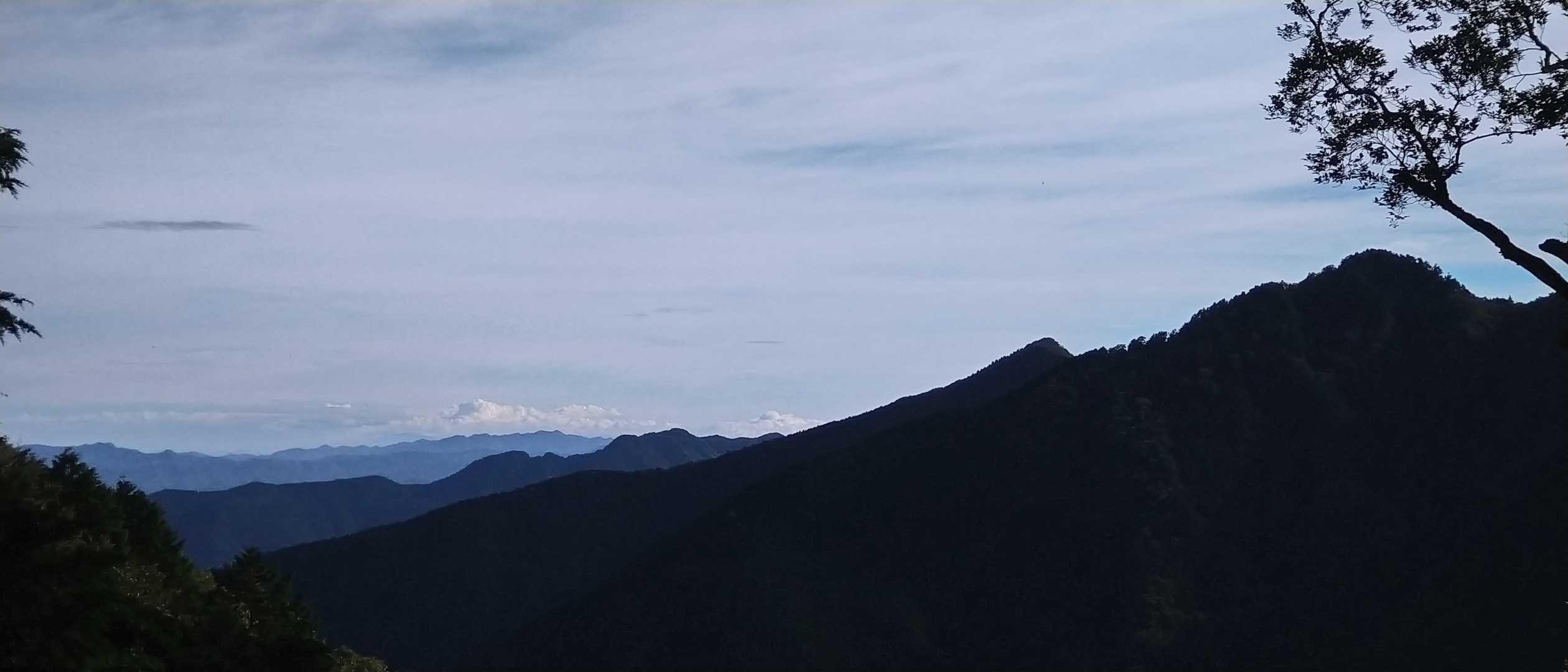 時折観える近傍の山々🗻✨
