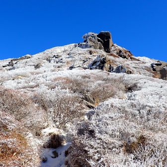 天狗ヶ城👺の山頂が見えて来ました