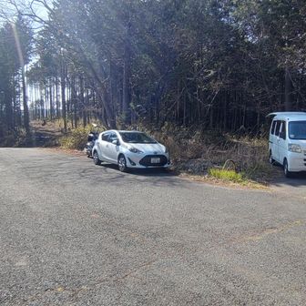 戻って来たら車は少なかった