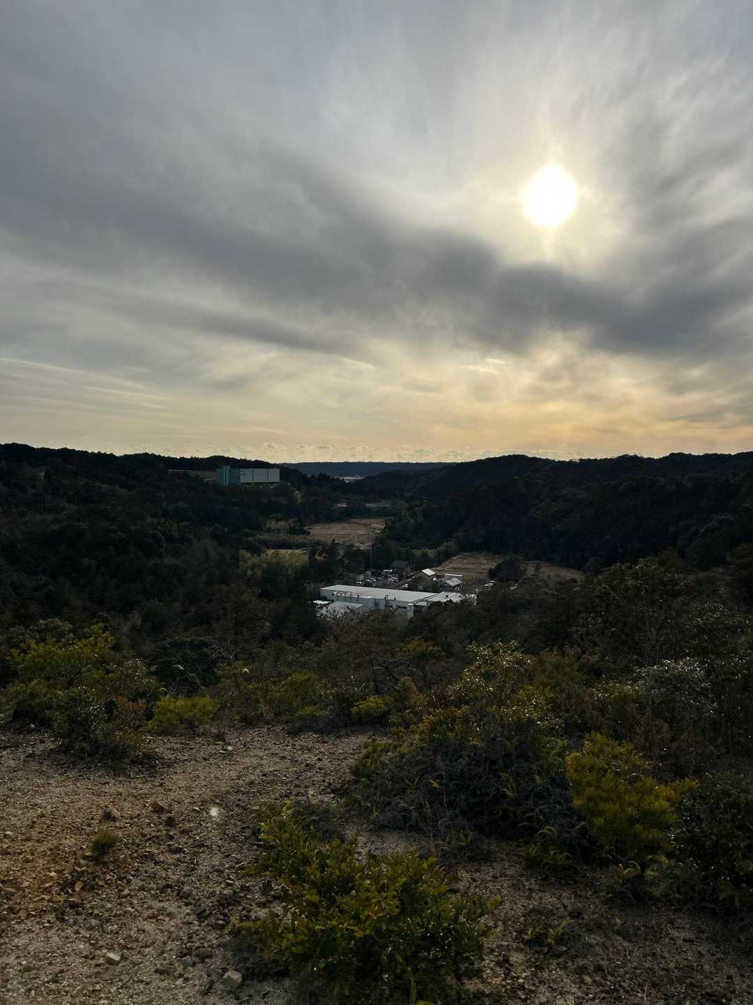 夕日の見える丘。