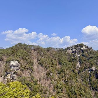 弥三郎岳を一望。