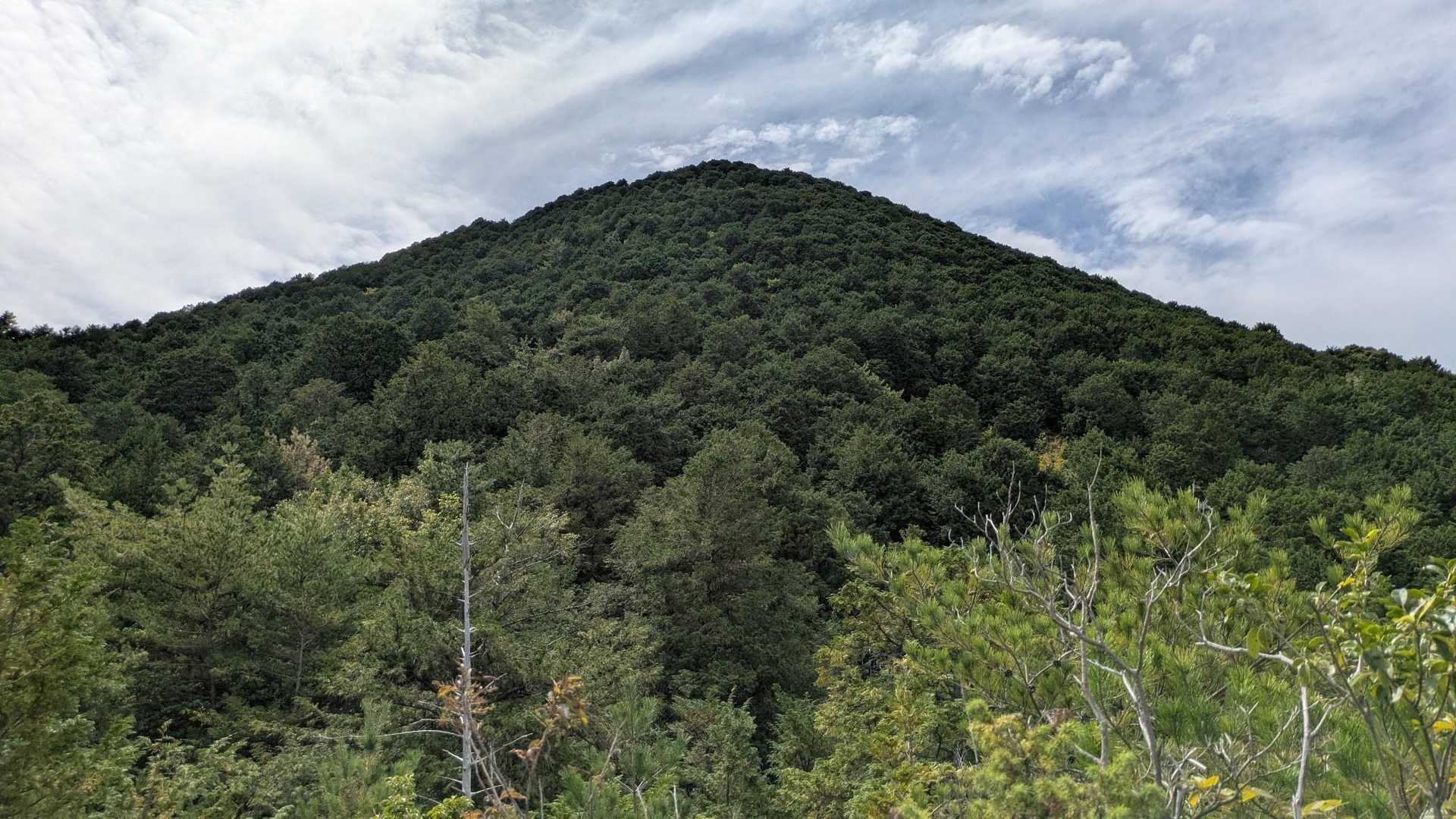 野洲駅-三上山登山道入口-三上山-東光寺日陽山-田中山 周回コースの写真