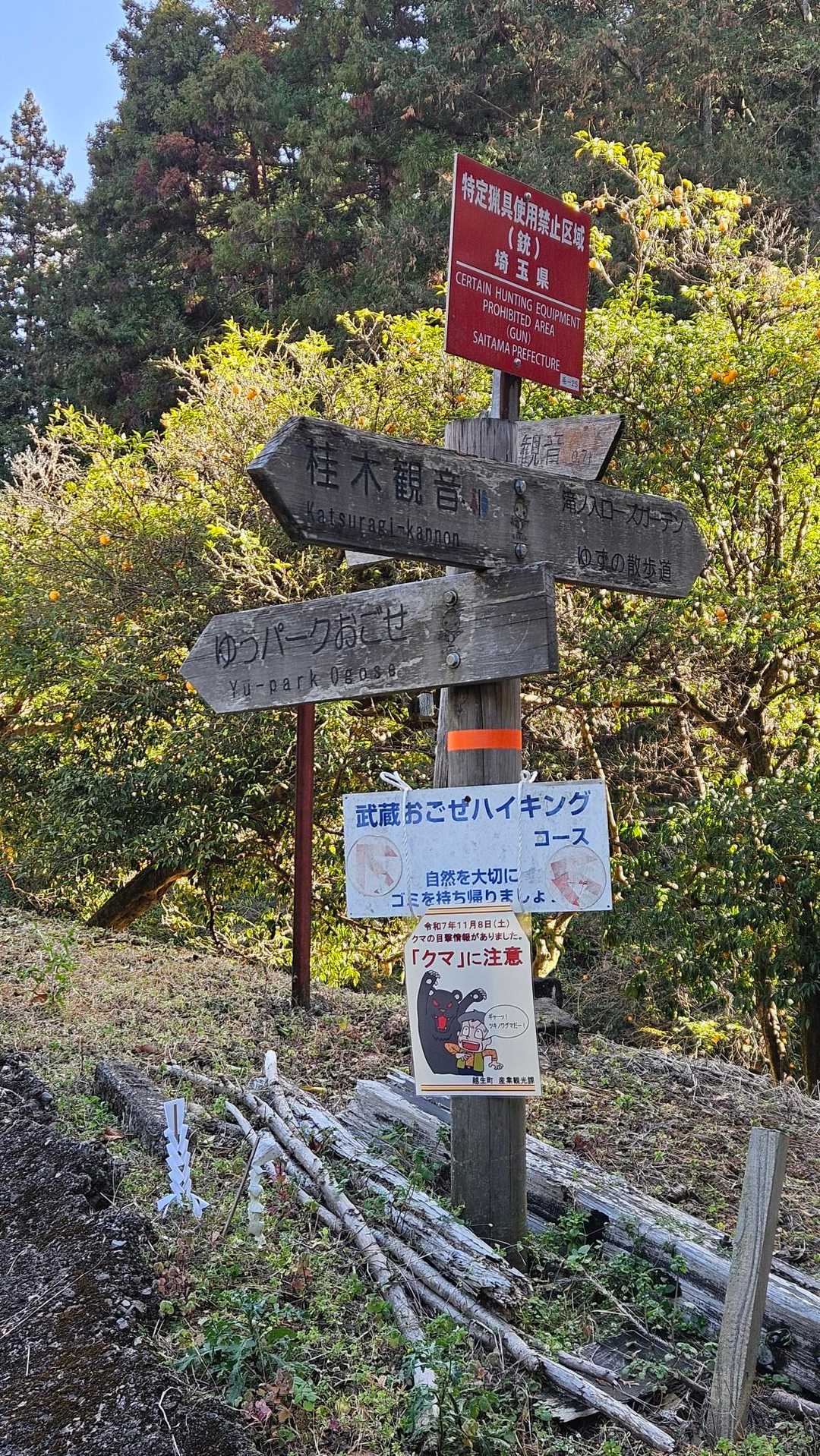 虚空蔵尊経由で越生駅へ戻ります