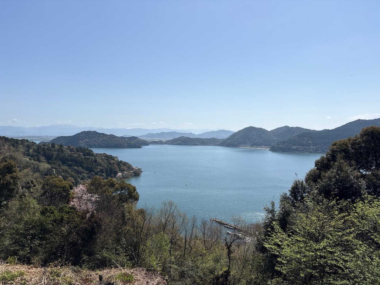 今日はたっぷりの琵琶湖と