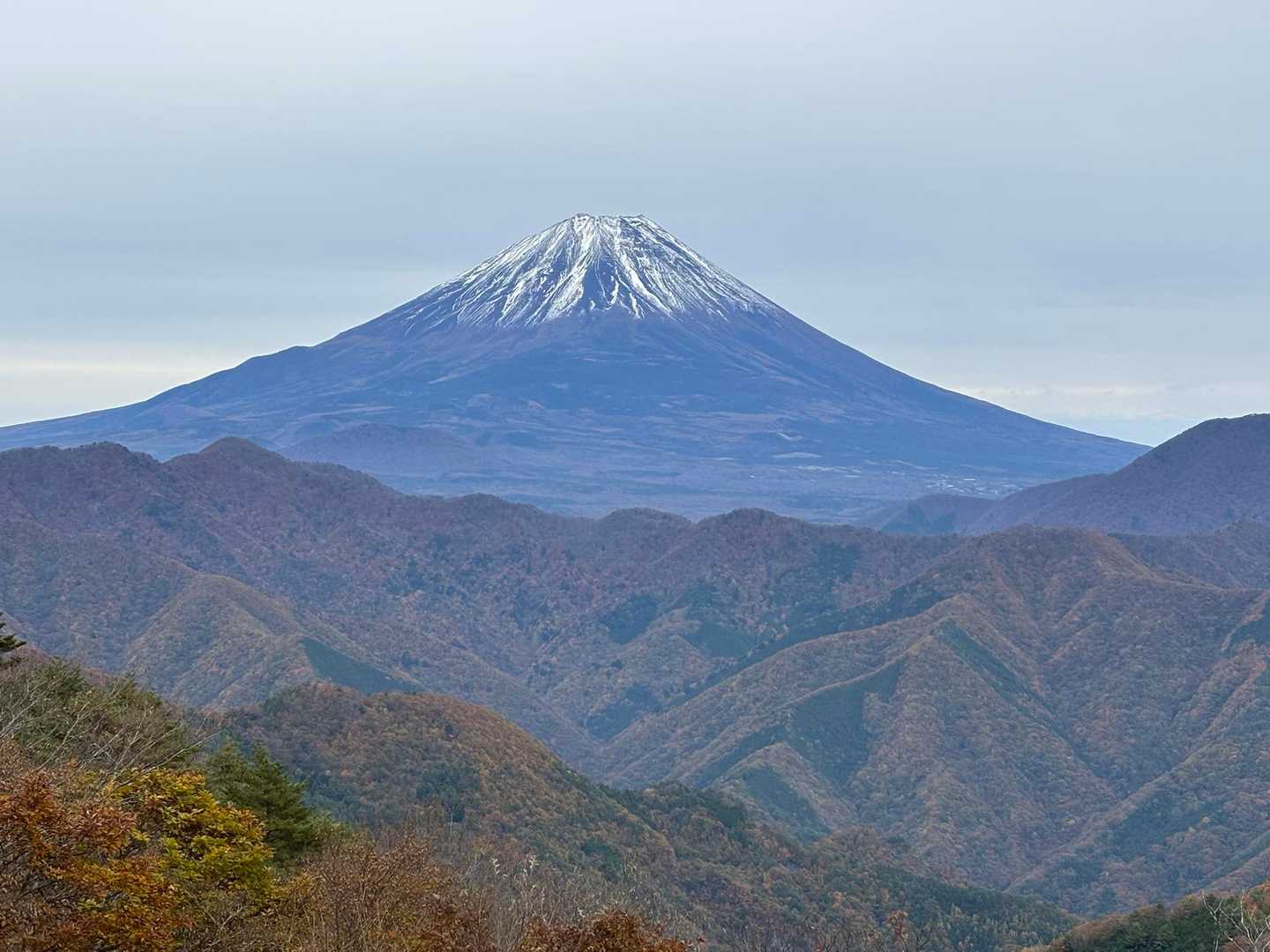 すごーい、金時山とはまた違った迫力がある富士山でした🙌