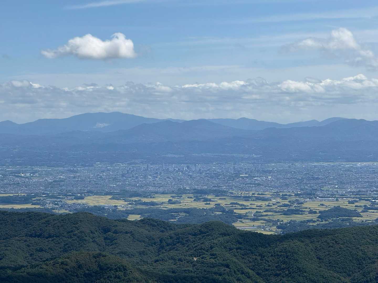 下山途中の郡山市
あっちの山も気になる⛰️