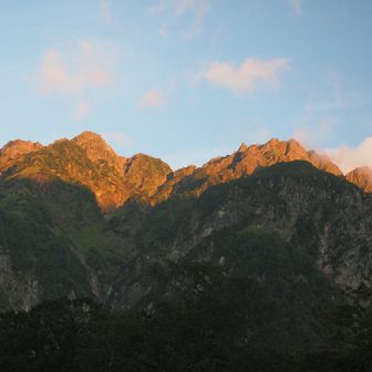 前穂高岳と明神岳（穂高岳）