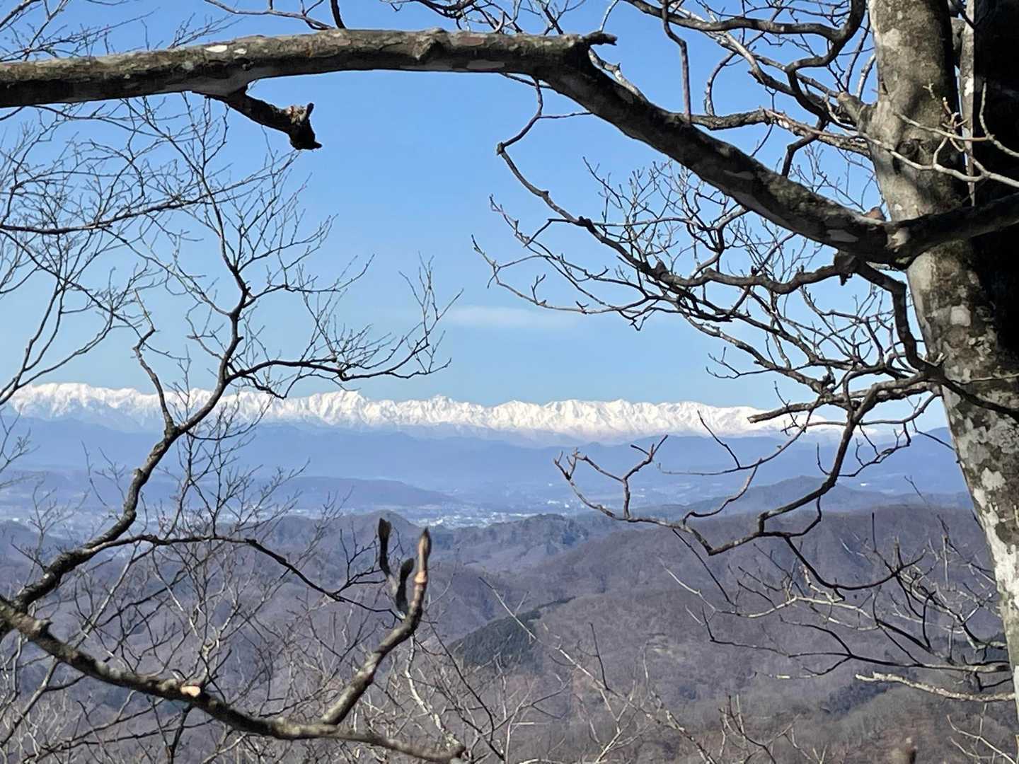 北アルプスの絶景を見ながら🍙