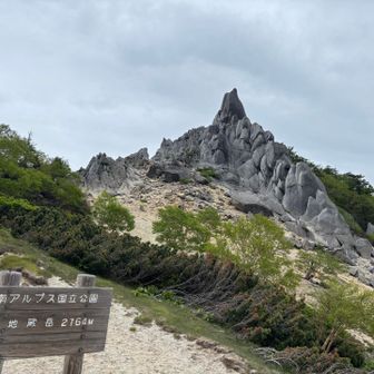 地蔵岳頂上