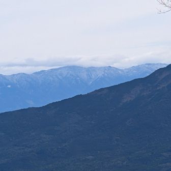 昨日登った、南沢山、富士見台