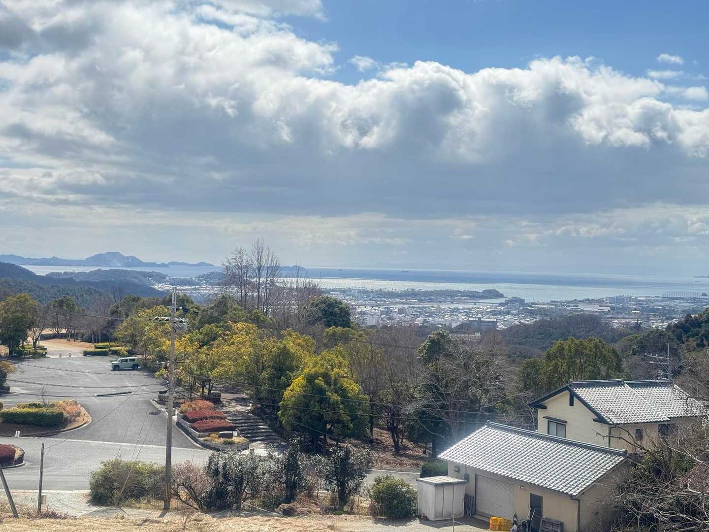 振り返るともう海ぃ(*☻-☻*)