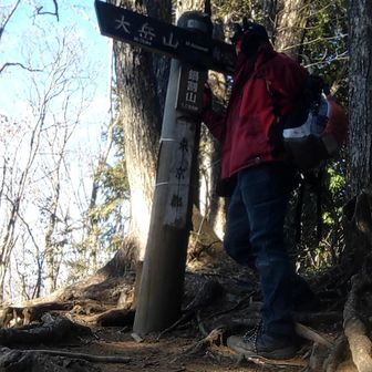 鍋割山(1084m)到着  本日の最高峰
ここまでが、鍋割山北尾根ルート
ここからは一般登山道です