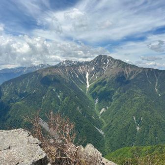 北岳、見納めです。