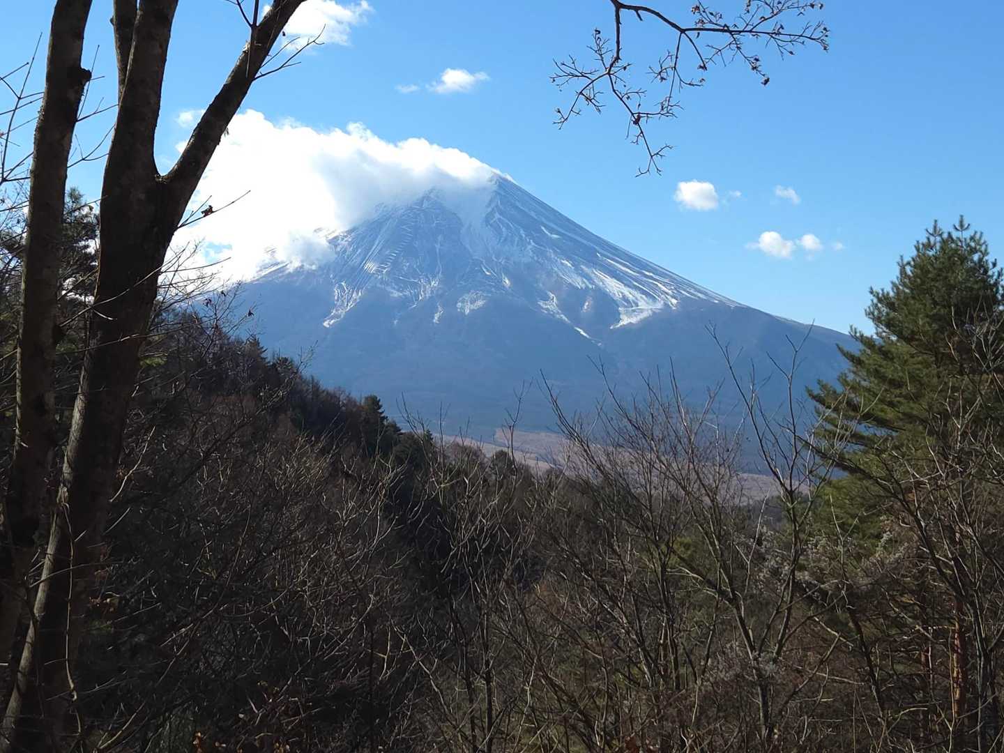 途中富士山のみえるスポットがある