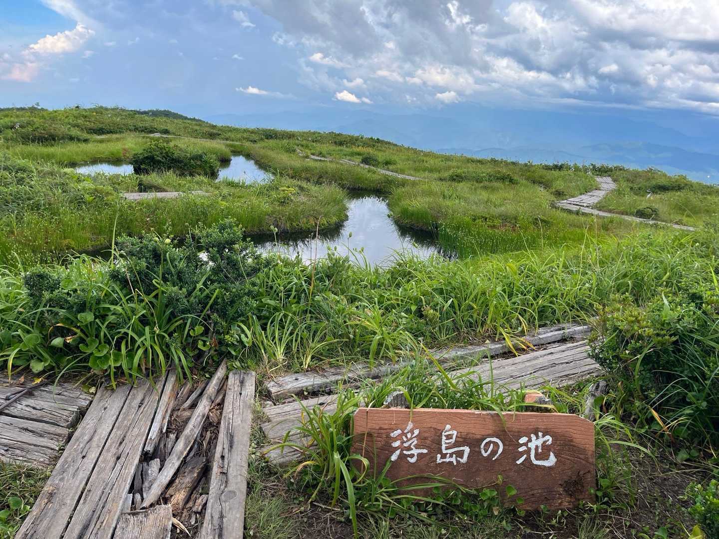 8合目登山口-白木峰-浮島の池 周回コースの写真